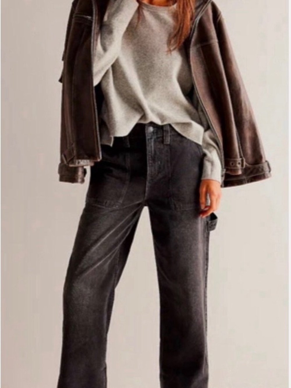 We The Free Major League Mid-Rise Cuffed jeans